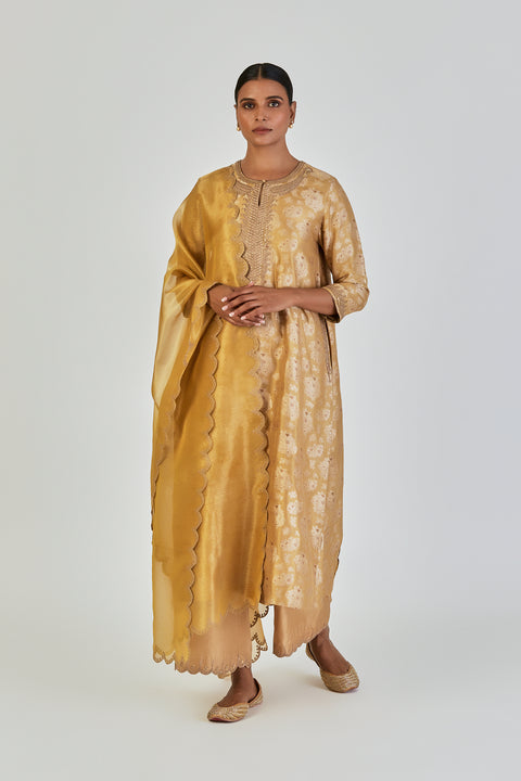 Danika Kurta and Pant-Yellow