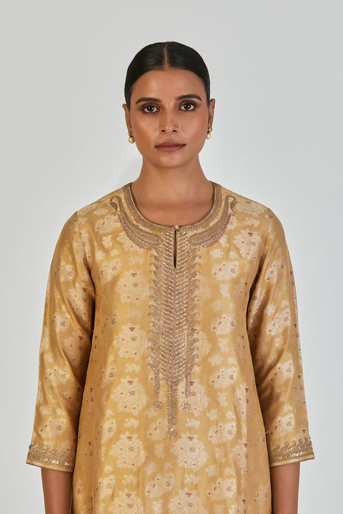 Danika Kurta and Pant-Yellow