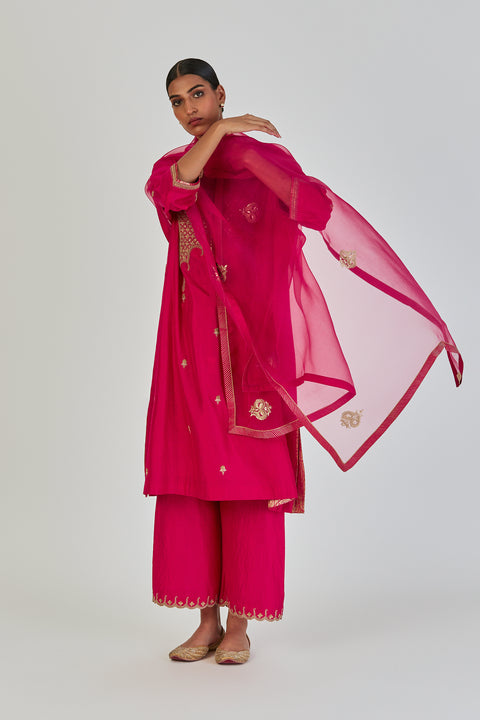 Shivani Dupatta-Dark Pink