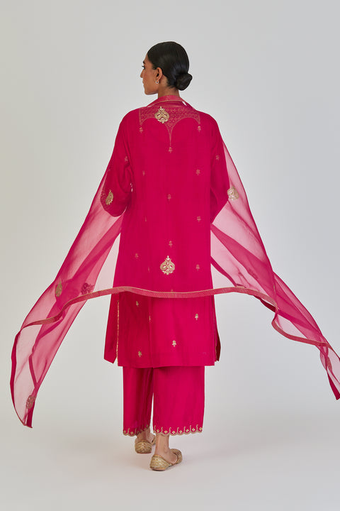 Shivani Dupatta-Dark Pink