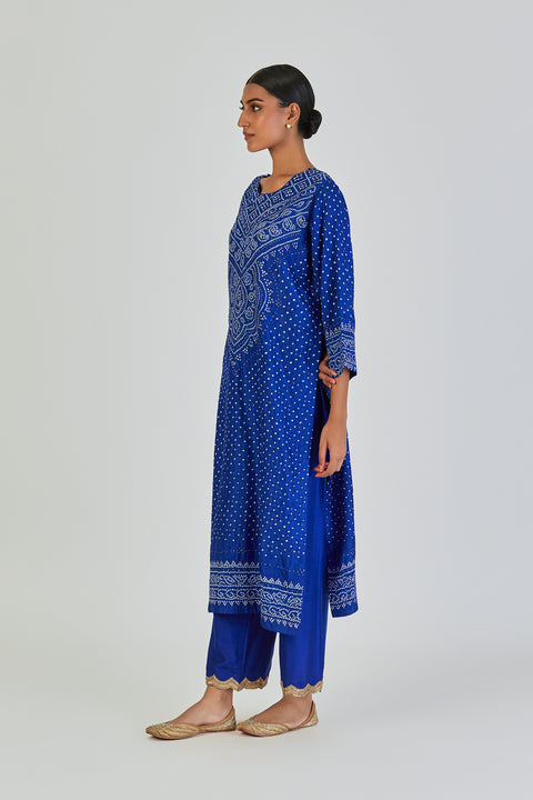 Mihika Kurta and Pant-Royal Blue