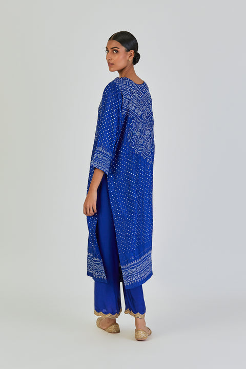 Mihika Kurta and Pant-Royal Blue