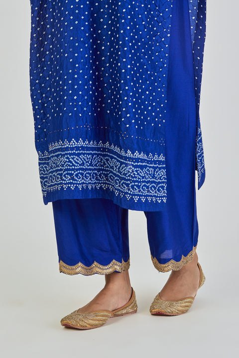 Mihika Kurta and Pant-Royal Blue