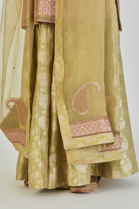 Kaya Dupatta-Sea Green