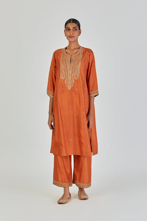 Dipty Kurta and Pant-Orange