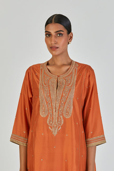 Dipty Kurta and Pant-Orange