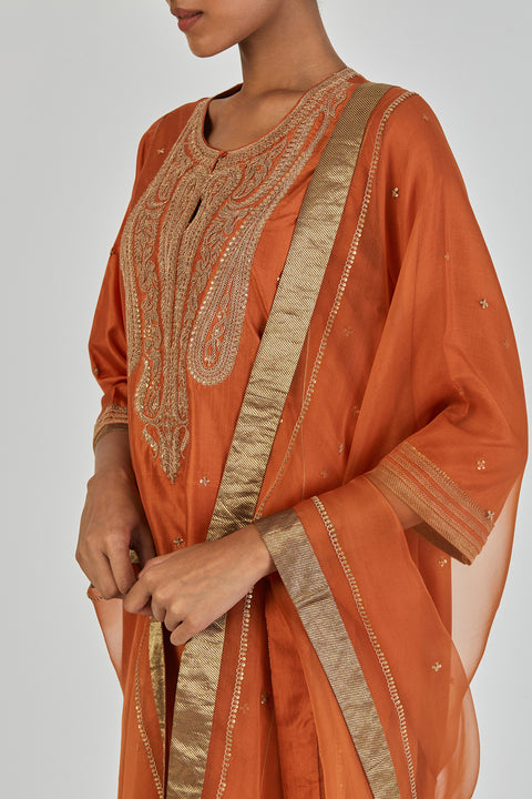 Latika Dupatta-Orange