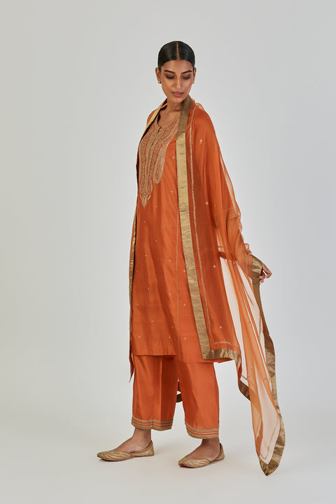 Latika Dupatta-Orange
