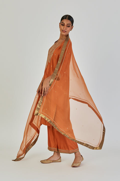 Latika Dupatta-Orange
