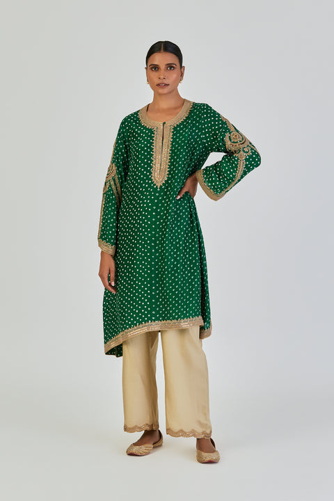 Midhat Kurta and Pant-Green