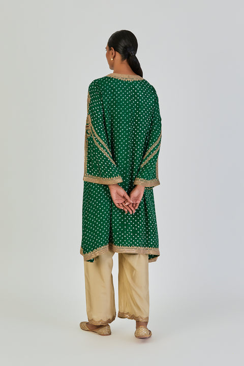 Midhat Kurta and Pant-Green