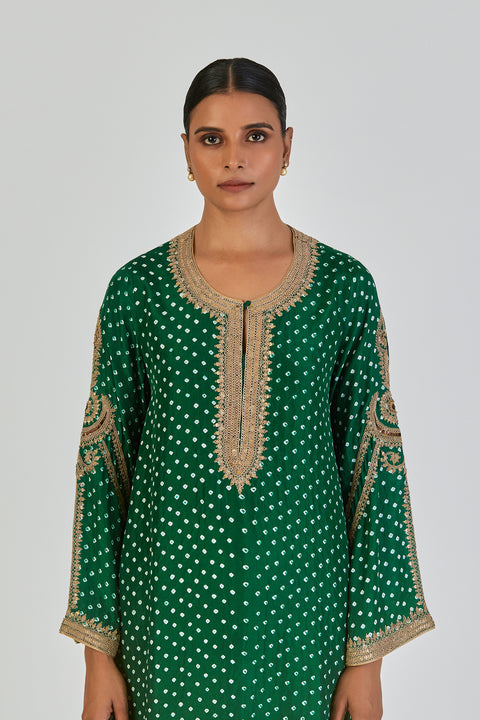 Midhat Kurta and Pant-Green