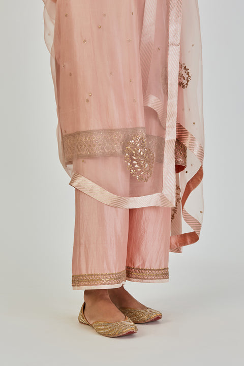 Reem Dupatta-Salmon Pink