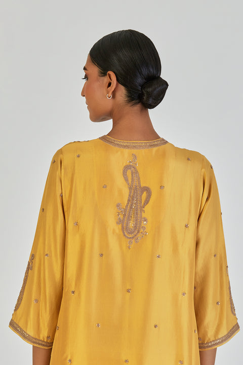 Barkha Kurta and Pant-Yellow