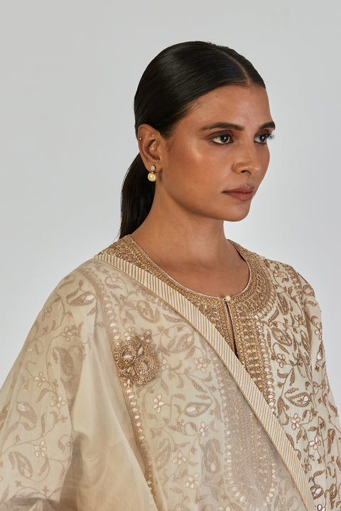 Shivani Dupatta-Ivory