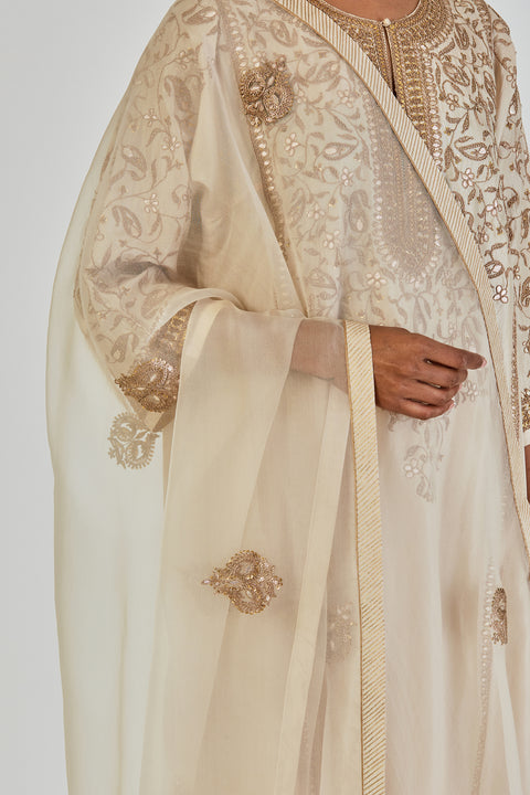 Shivani Dupatta-Ivory