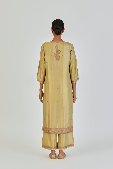 Barkha Kurta and Pant-Sea Green