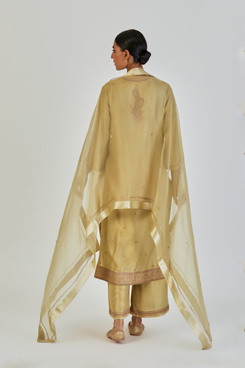 Latika Dupatta-Sea Green