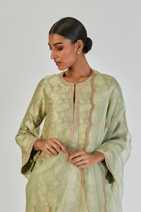 Vani Dupatta-Sea Green