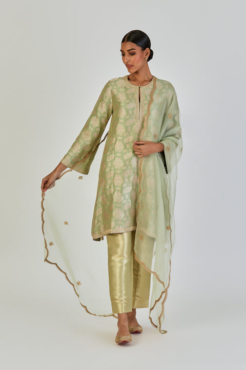Vani Dupatta-Sea Green