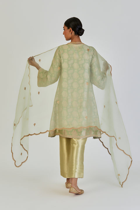 Vani Dupatta-Sea Green
