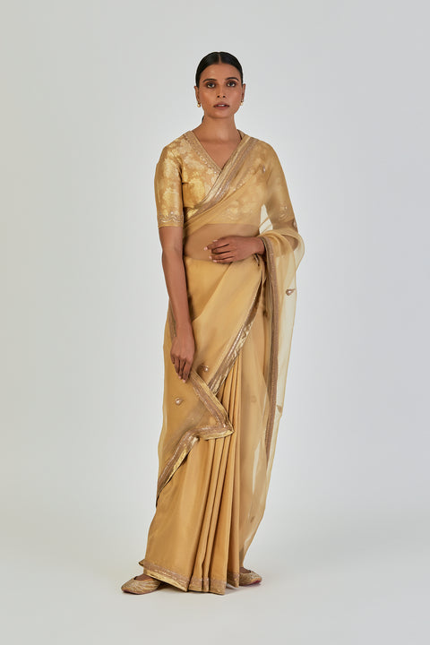 Zabeen Saree-Yellow