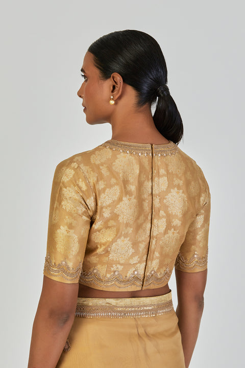 Urvashi Blouse-Ochre Yellow