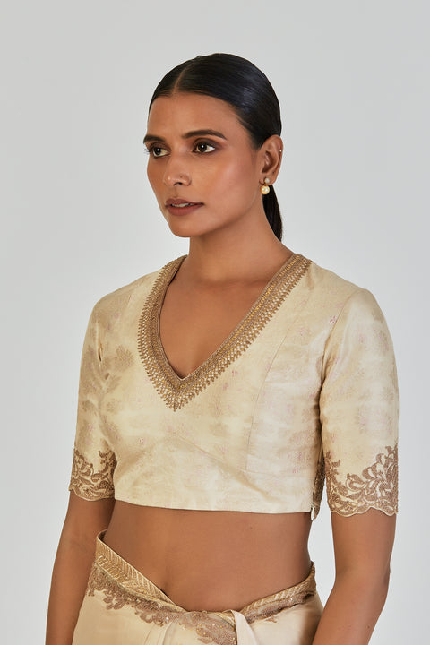 Geetanjali Blouse-Oats