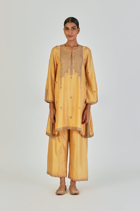 Indrani Kurta and Pant-Yellow