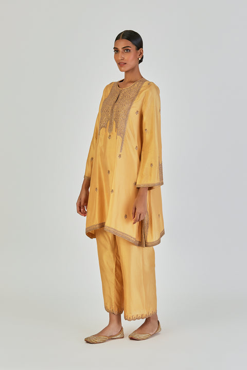 Indrani Kurta and Pant-Yellow