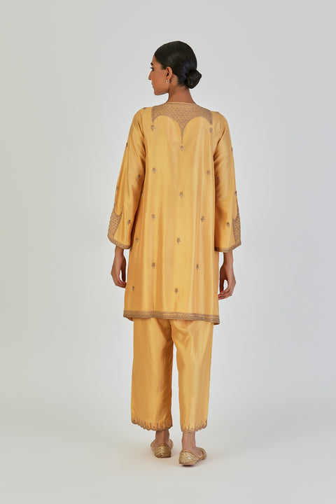 Indrani Kurta and Pant-Yellow