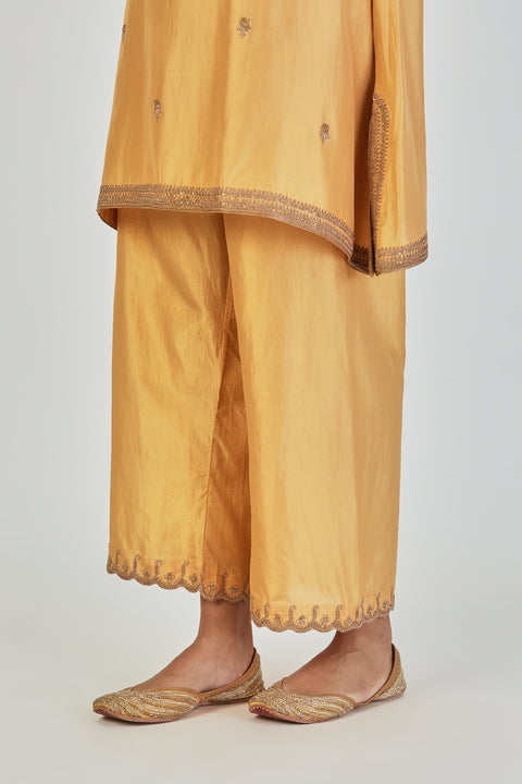 Indrani Kurta and Pant-Yellow