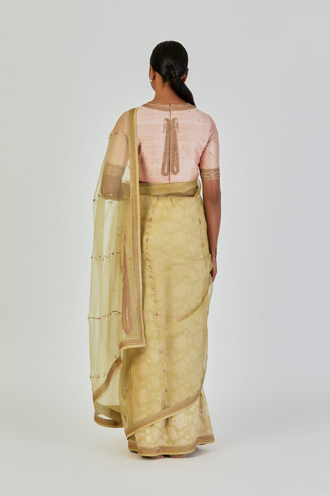 Mehak Saree-Sea Green