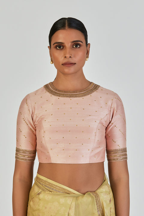 Antara Blouse-Salmon Pink