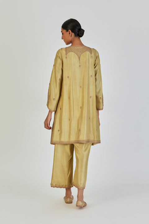 Indrani Kurta and Pant-Sea Green