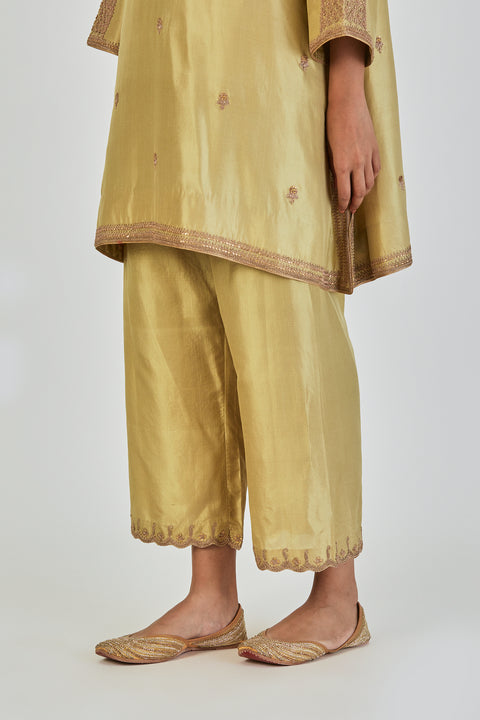 Indrani Kurta and Pant-Sea Green