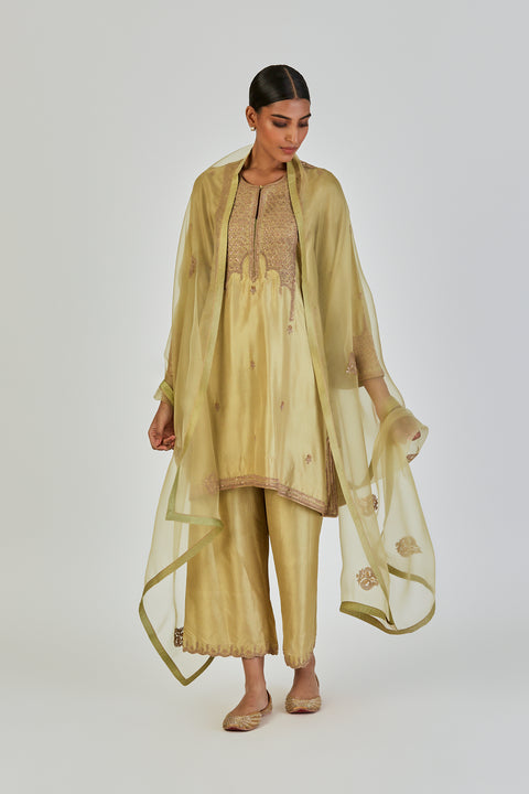Shivani Dupatta-Sea Green