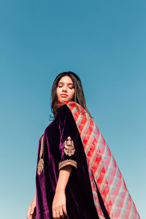 Inayat Dupatta-Colurful Lehriya