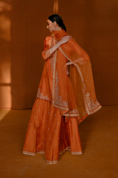 Nina Dupatta-Orange