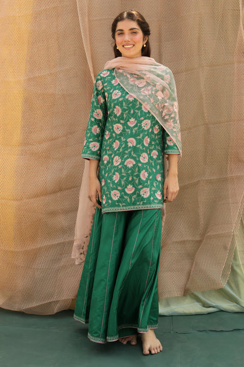 Hetal Dupatta-Salmon Pink