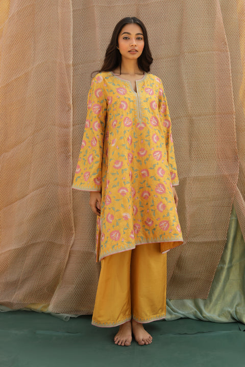 Kamala Kurta and Pant-Yellow
