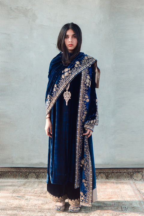 Eman Dupatta-Blue
