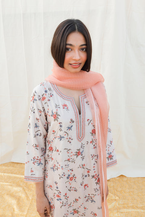 Varnika Dupatta-Pink