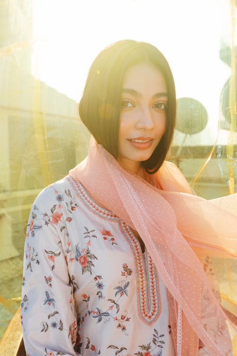 Lavanya Kurta and Pant-Oats