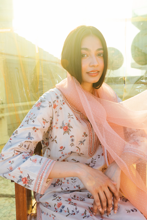 Varnika Dupatta-Pink