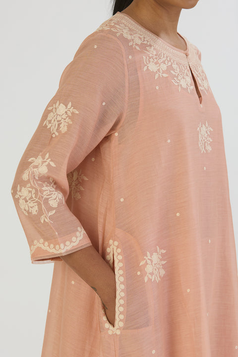 Yami Kurta and Pant - Light pink