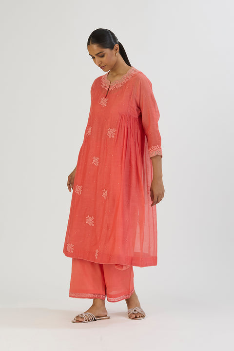 Jamini Kurta and Pant - Pink