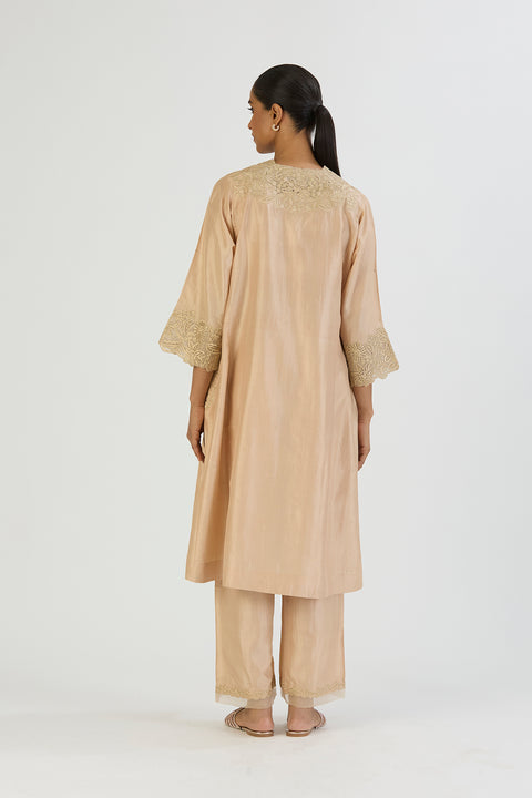 Vriti Kurta and Pant - Beige