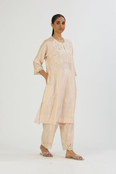 Ayana Kurta and Pant - Ivory