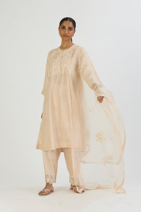 Ayana Kurta and Pant - Ivory